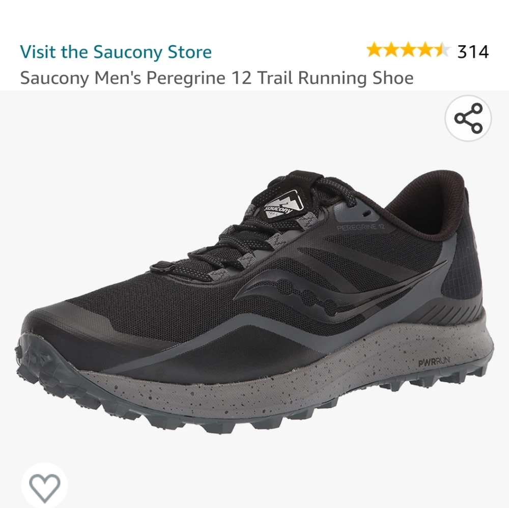 Saucony trail Peregrine size 12 men's shoe